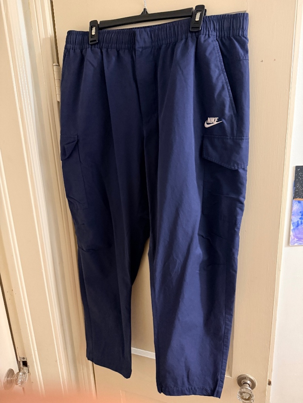 Nike Sportswear Club Woven Cargo Pants 2XL Midnight Navy Utility Jogger DD5207-4